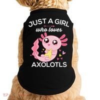 Axolotl Shirt Kawaii Just A  Who Loves Axolotl  Doggie Tank thumb 0