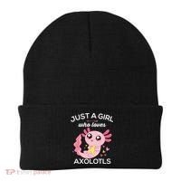 Axolotl Shirt Kawaii Just A  Who Loves Axolotl  Beanie thumb 0