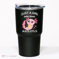 Axolotl Shirt Kawaii Just A  Who Loves Axolotl  Tumbler thumb 0