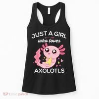 Axolotl Shirt Kawaii Just A  Who Loves Axolotl  Women's Tank Top thumb 0