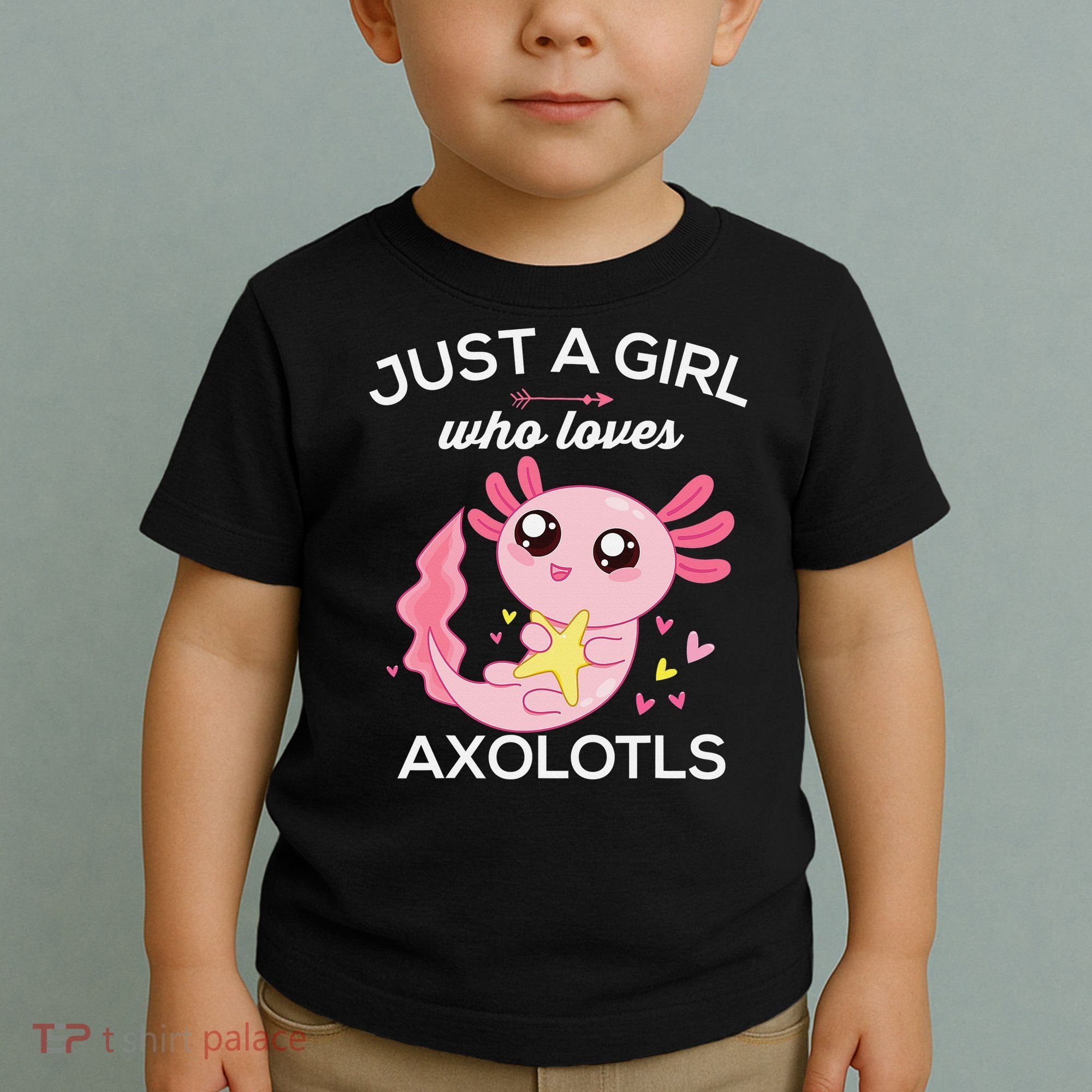 Axolotl Shirt Kawaii Just A  Who Loves Axolotl  Toddler T-Shirt