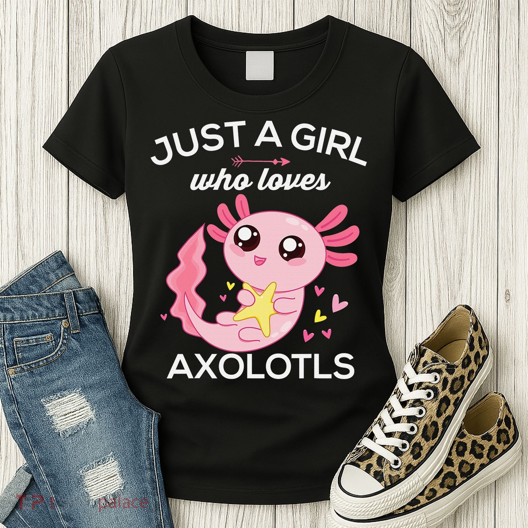 Axolotl Shirt Kawaii Just A  Who Loves Axolotl  Women's T-Shirt