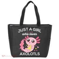 Axolotl Shirt Kawaii Just A  Who Loves Axolotl  Tote Bag thumb 0