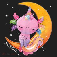 Axolotl Space Kawaii Japanese Anime Gift Girls Teens  Women's Sweatshirt thumb 2