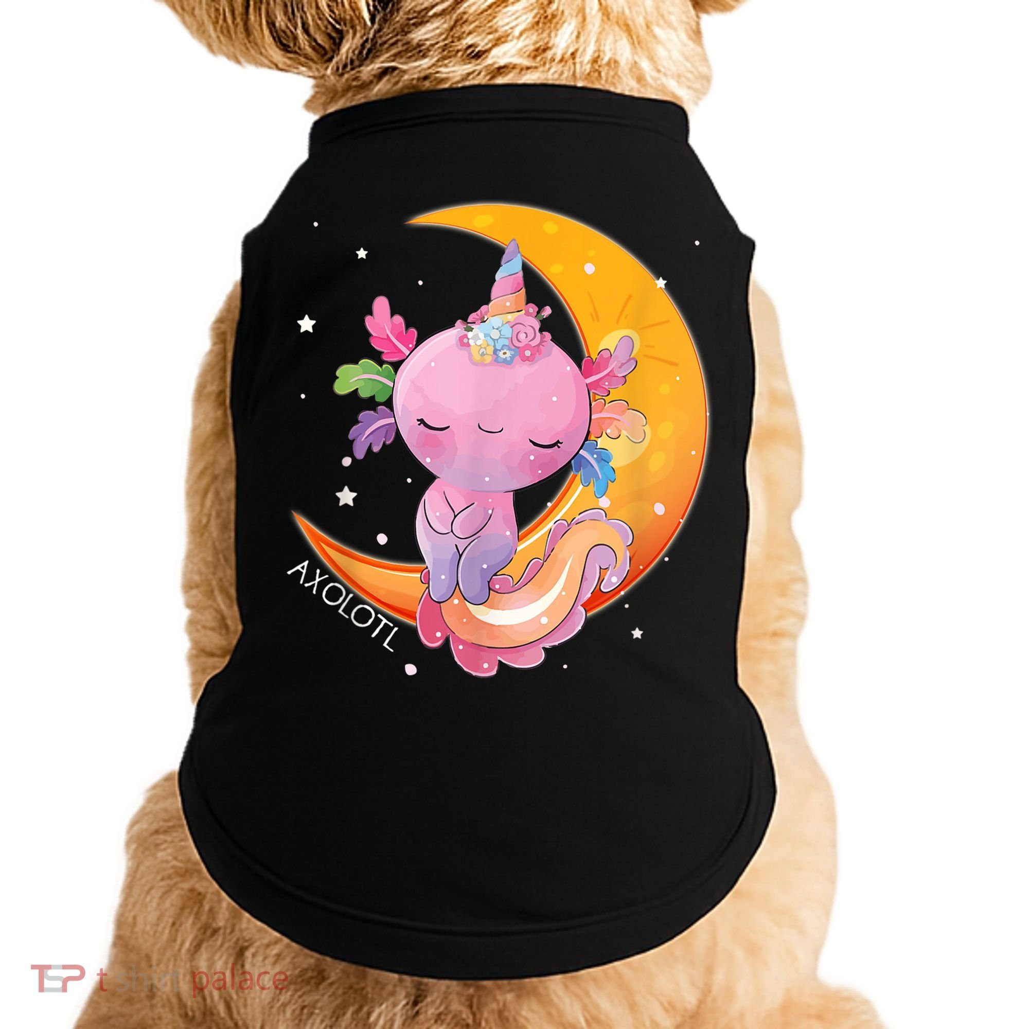 Axolotl Space Kawaii Japanese Anime Gift Girls Teens  Doggie Tank