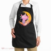 Axolotl Space Kawaii Japanese Anime Gift Girls Teens  Apron thumb 2
