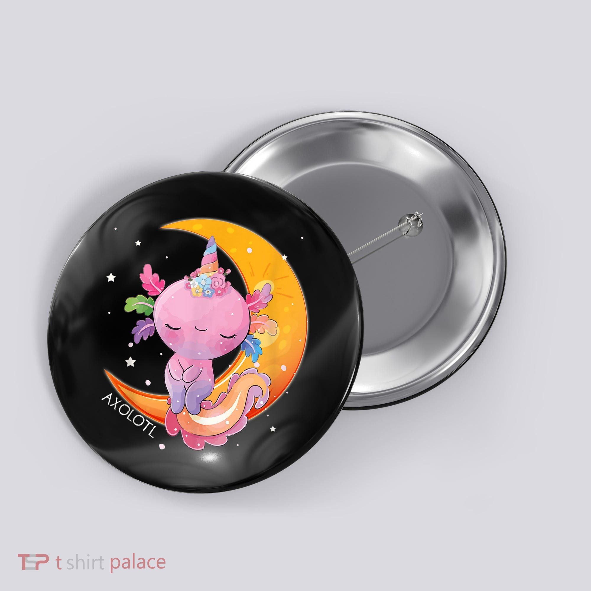 Axolotl Space Kawaii Japanese Anime Gift Girls Teens  Button