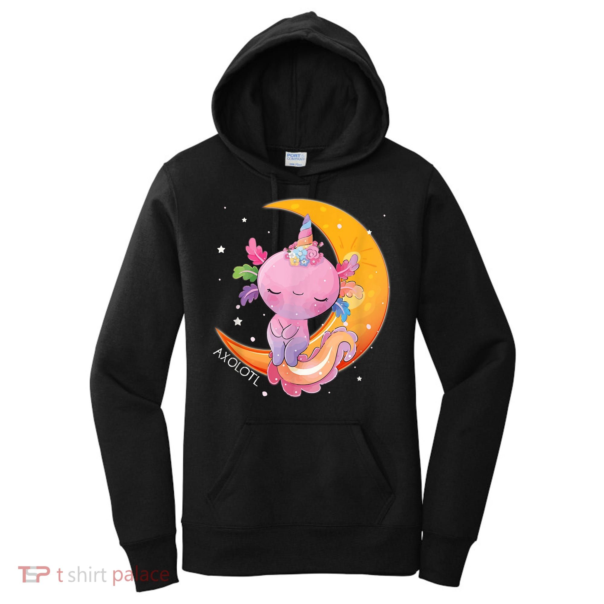 Axolotl Space Kawaii Japanese Anime Gift Girls Teens  Women's Hoodie