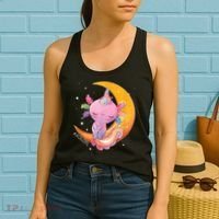 Axolotl Space Kawaii Japanese Anime Gift Girls Teens  Women's Tank Top thumb 2