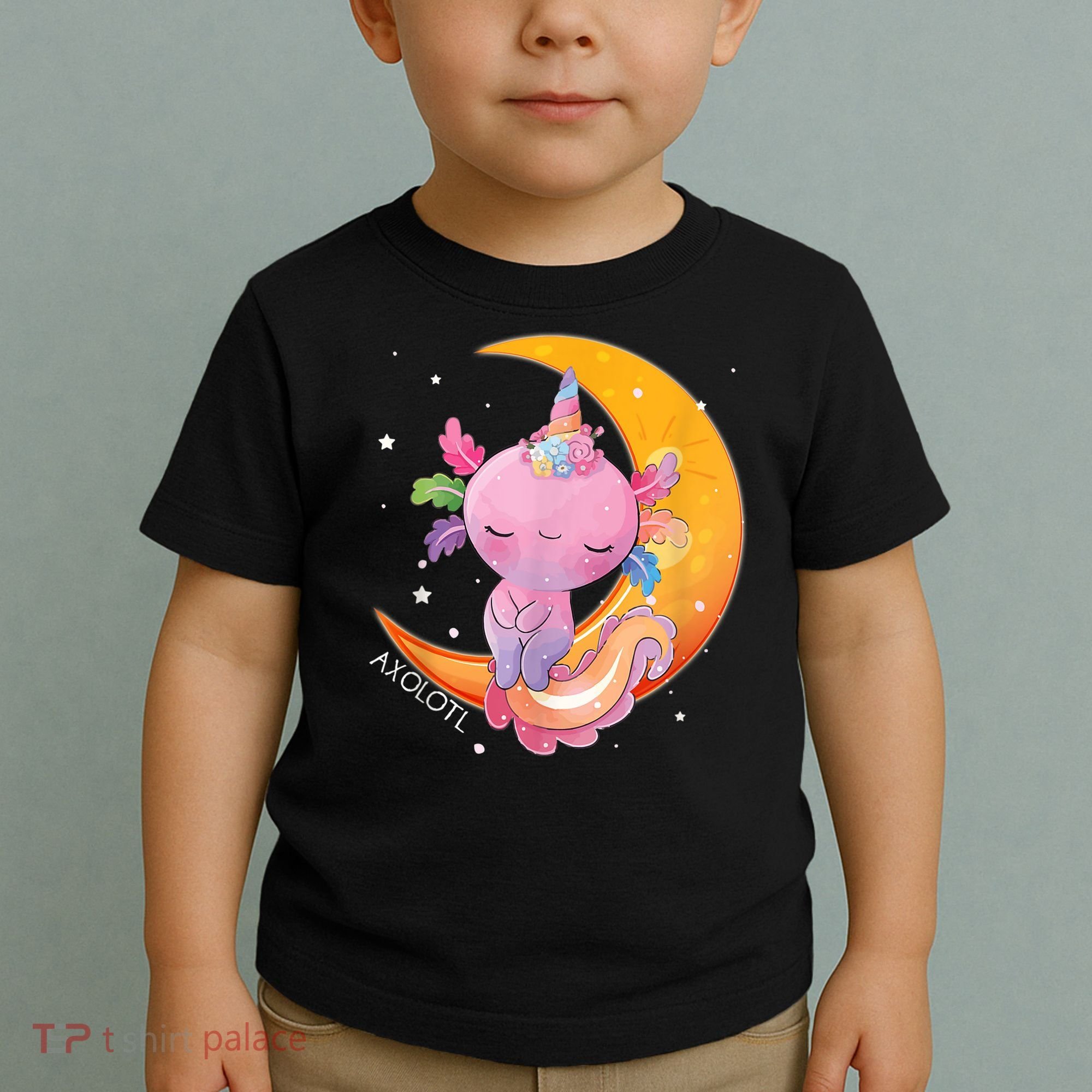 Axolotl Space Kawaii Japanese Anime Gift Girls Teens  Toddler T-Shirt