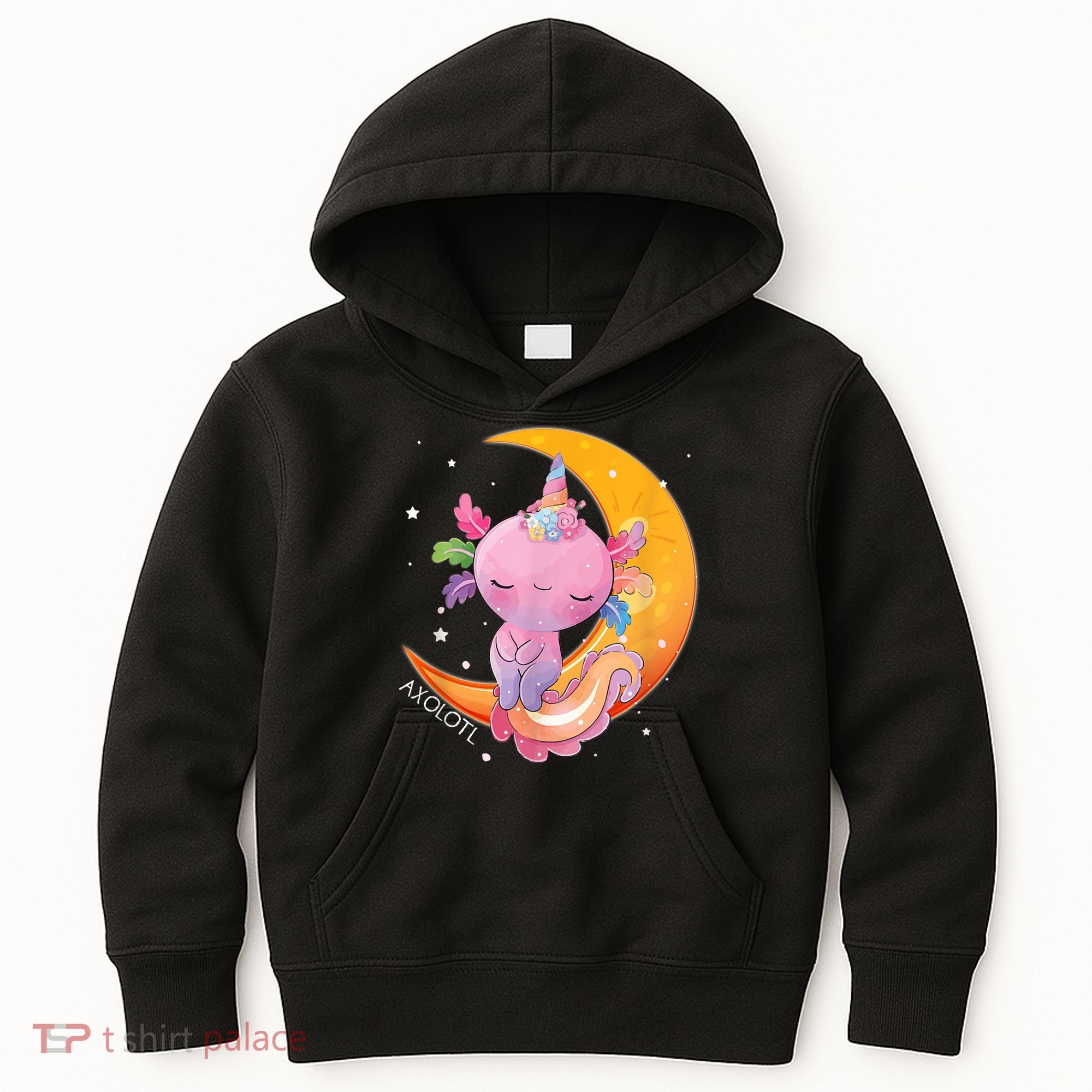 Axolotl Space Kawaii Japanese Anime Gift Girls Teens  Kids Hoodie
