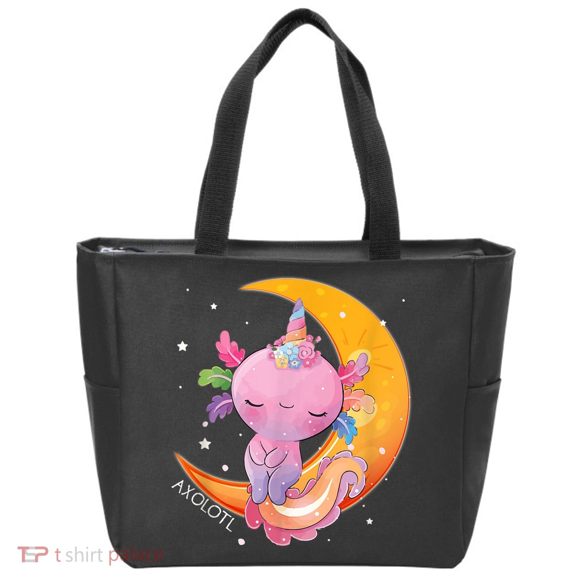 Axolotl Space Kawaii Japanese Anime Gift Girls Teens  Tote Bag