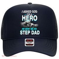 Asked God For A Hero He Sent Me My Step Dad Hat thumb 0