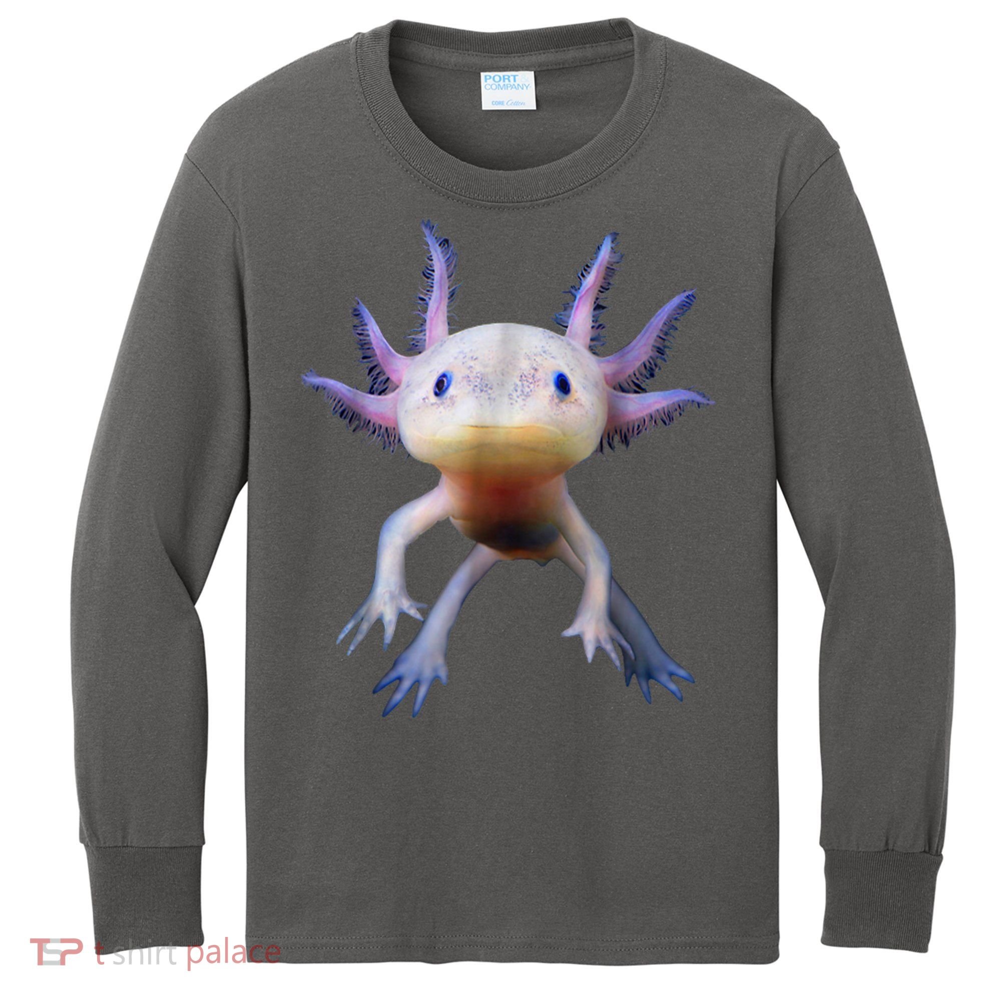 Axolotl Shirt: Limited Edition Kids Long Sleeve Shirt