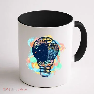 Adventurous Storm Light Bulb Coffee Mug back