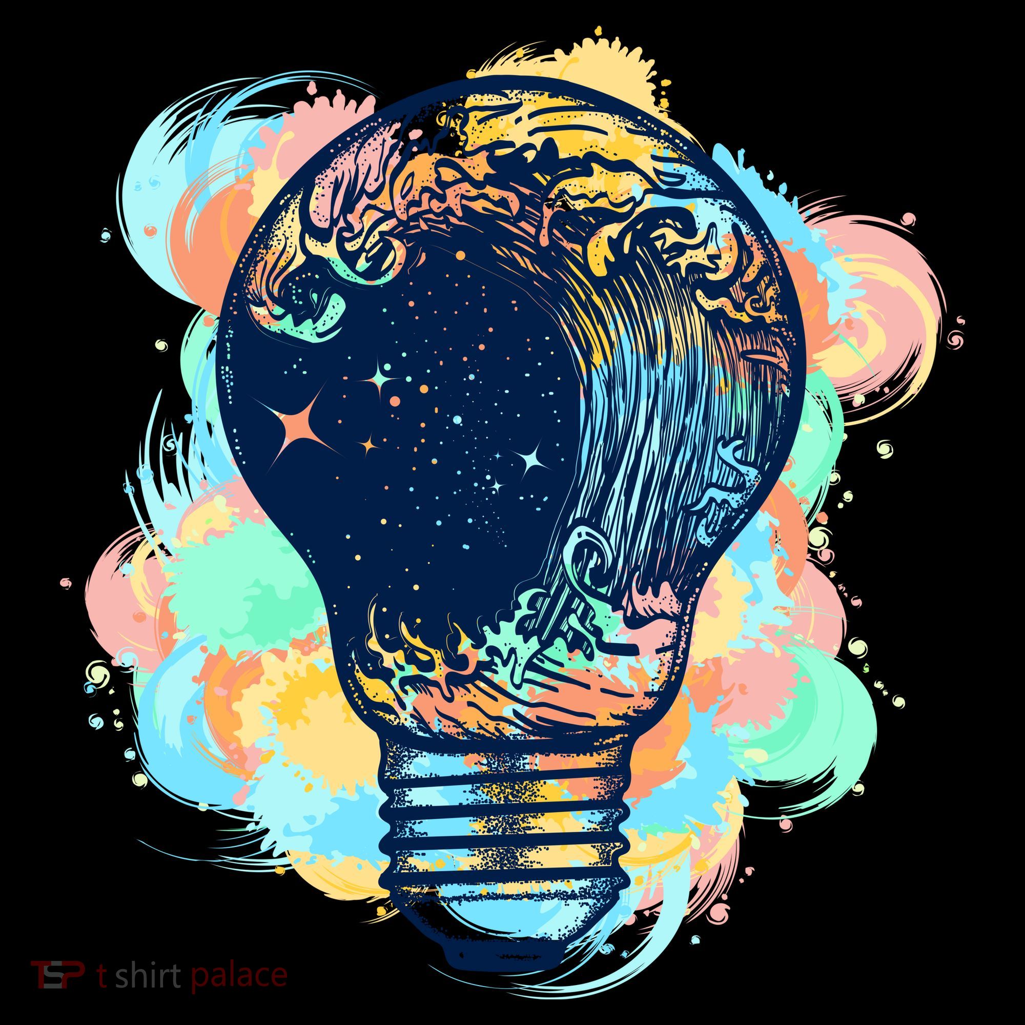 Adventurous Storm Light Bulb Coaster