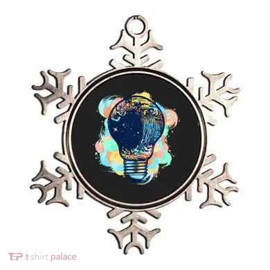 Adventurous Storm Light Bulb Ornament