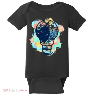 Adventurous Storm Light Bulb Baby Bodysuit