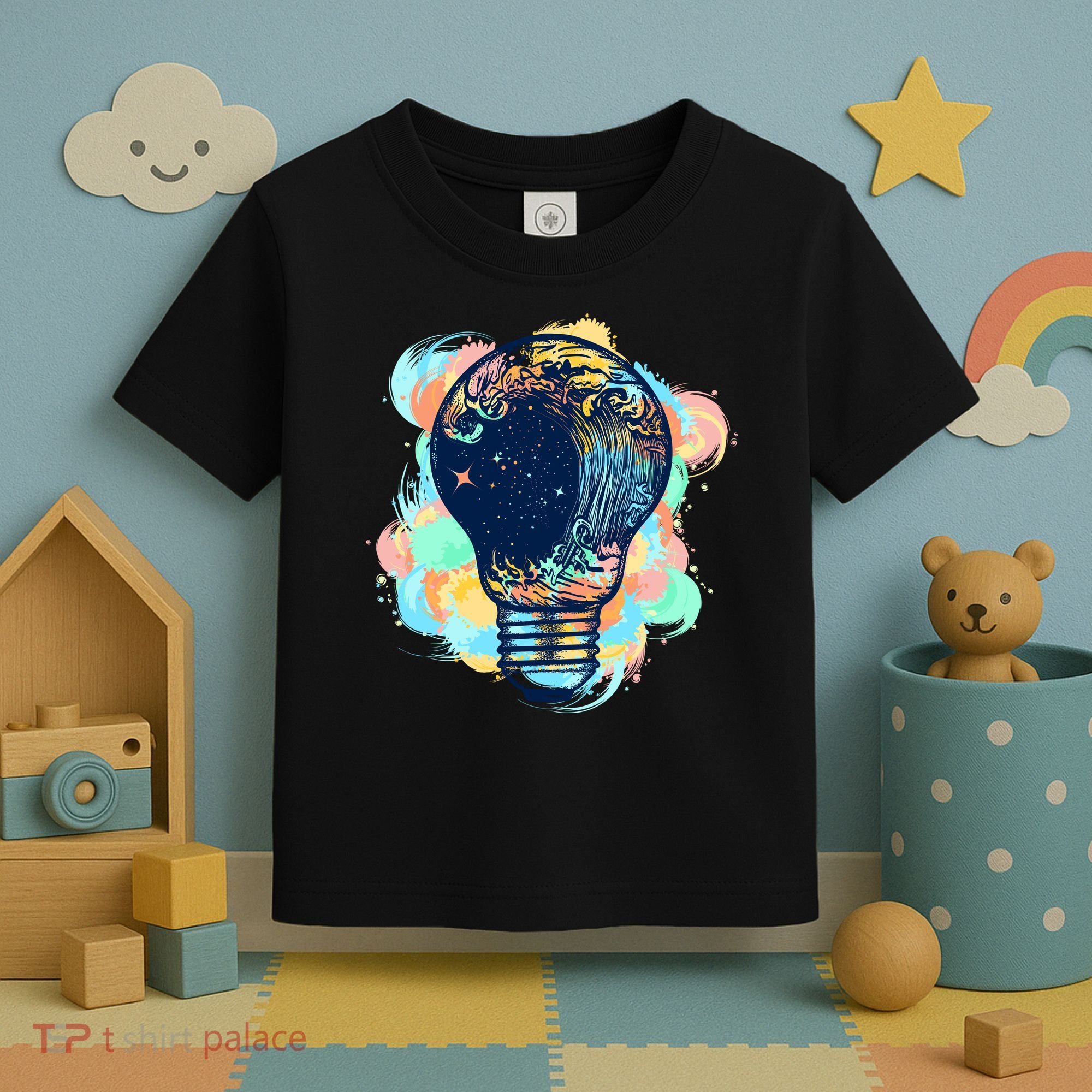 Adventurous Storm Light Bulb Toddler T-Shirt