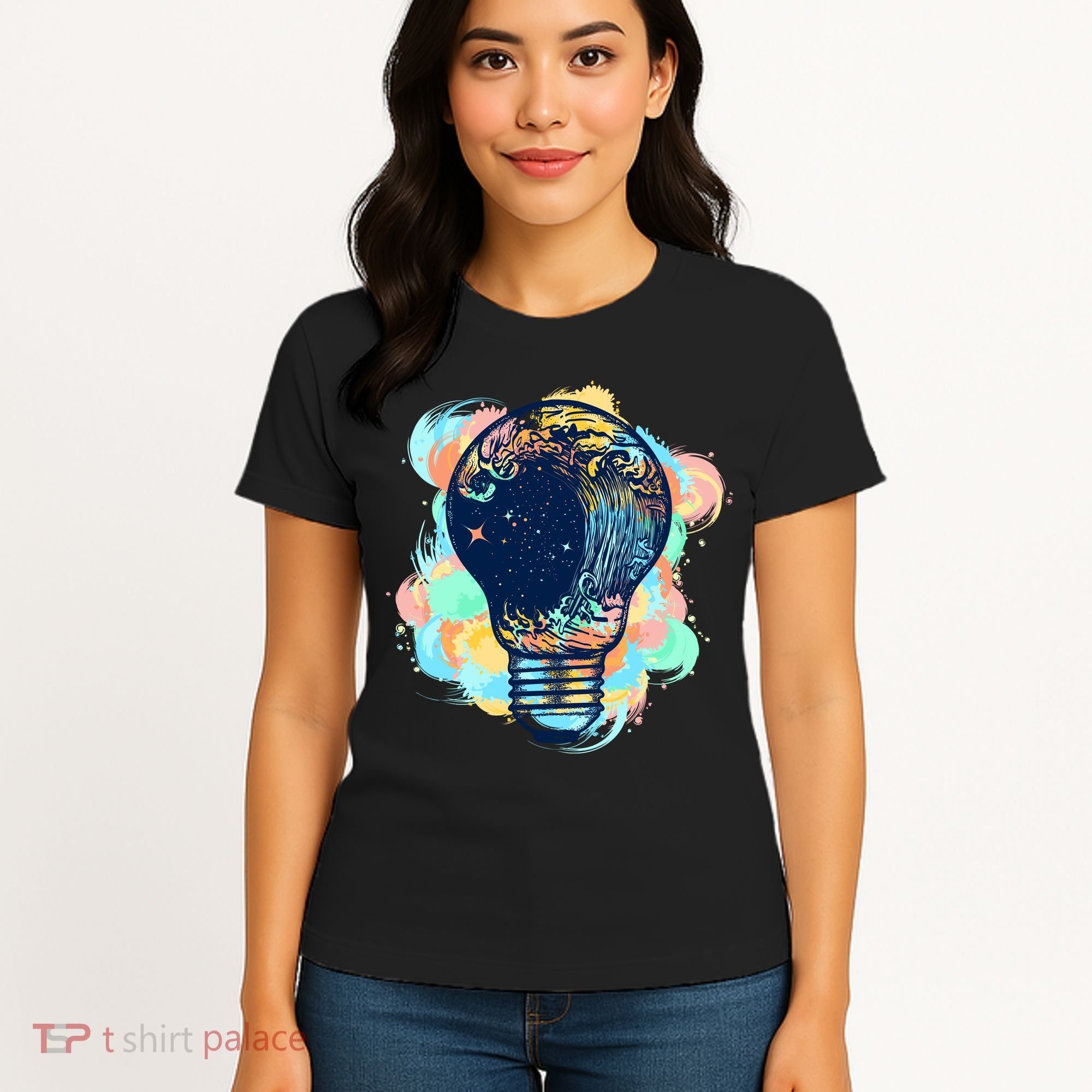 Adventurous Storm Light Bulb Women's T-Shirt