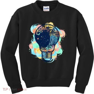 Adventurous Storm Light Bulb Kids Sweatshirt
