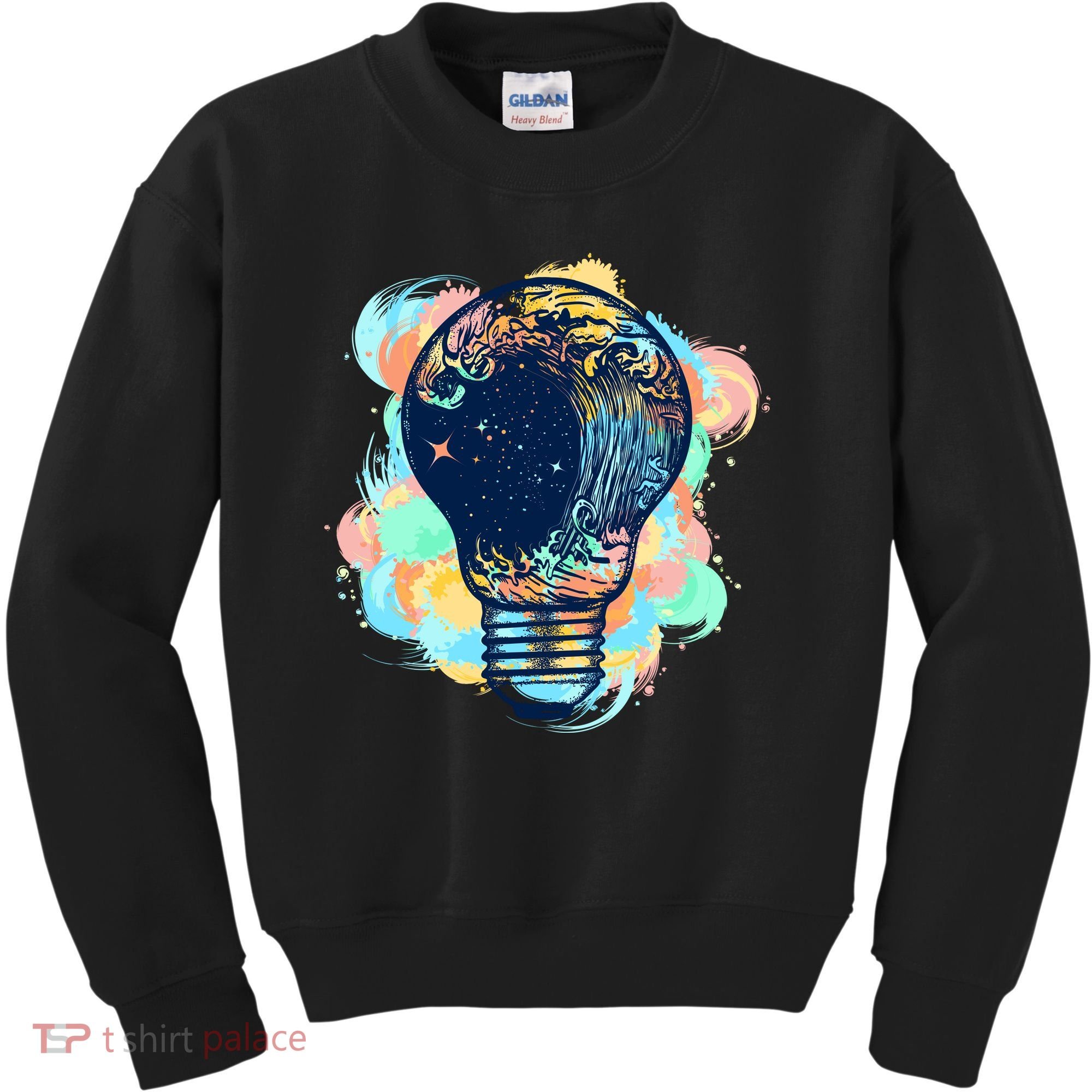 Adventurous Storm Light Bulb Kids Sweatshirt