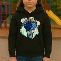 Adventurous Storm Light Bulb Kids Hoodie thumb 3