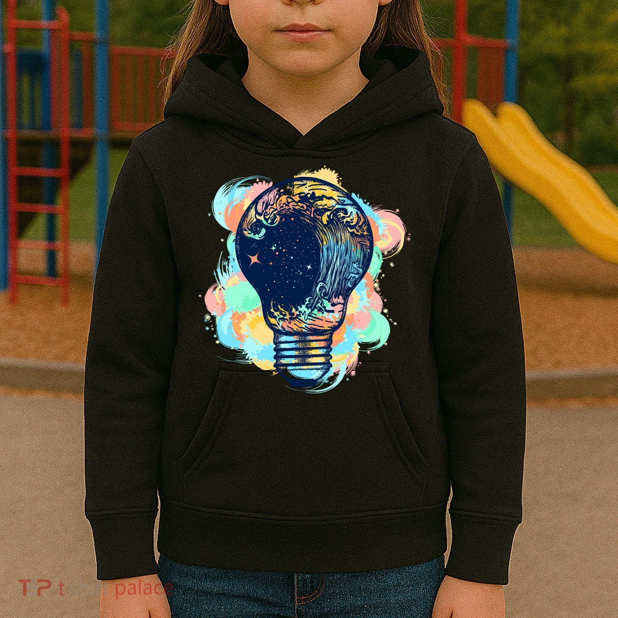 Adventurous Storm Light Bulb Kids Hoodie