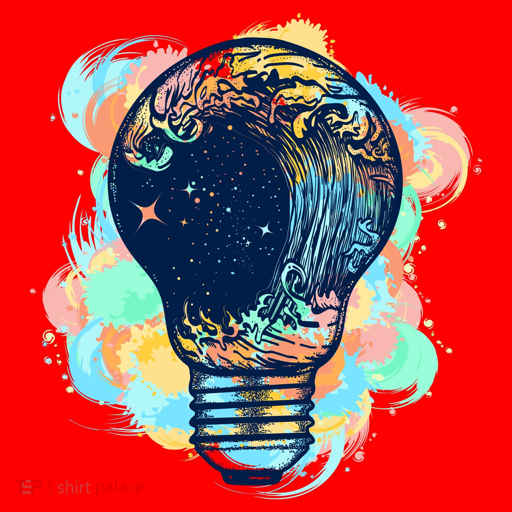 Adventurous Storm Light Bulb Santa Hat