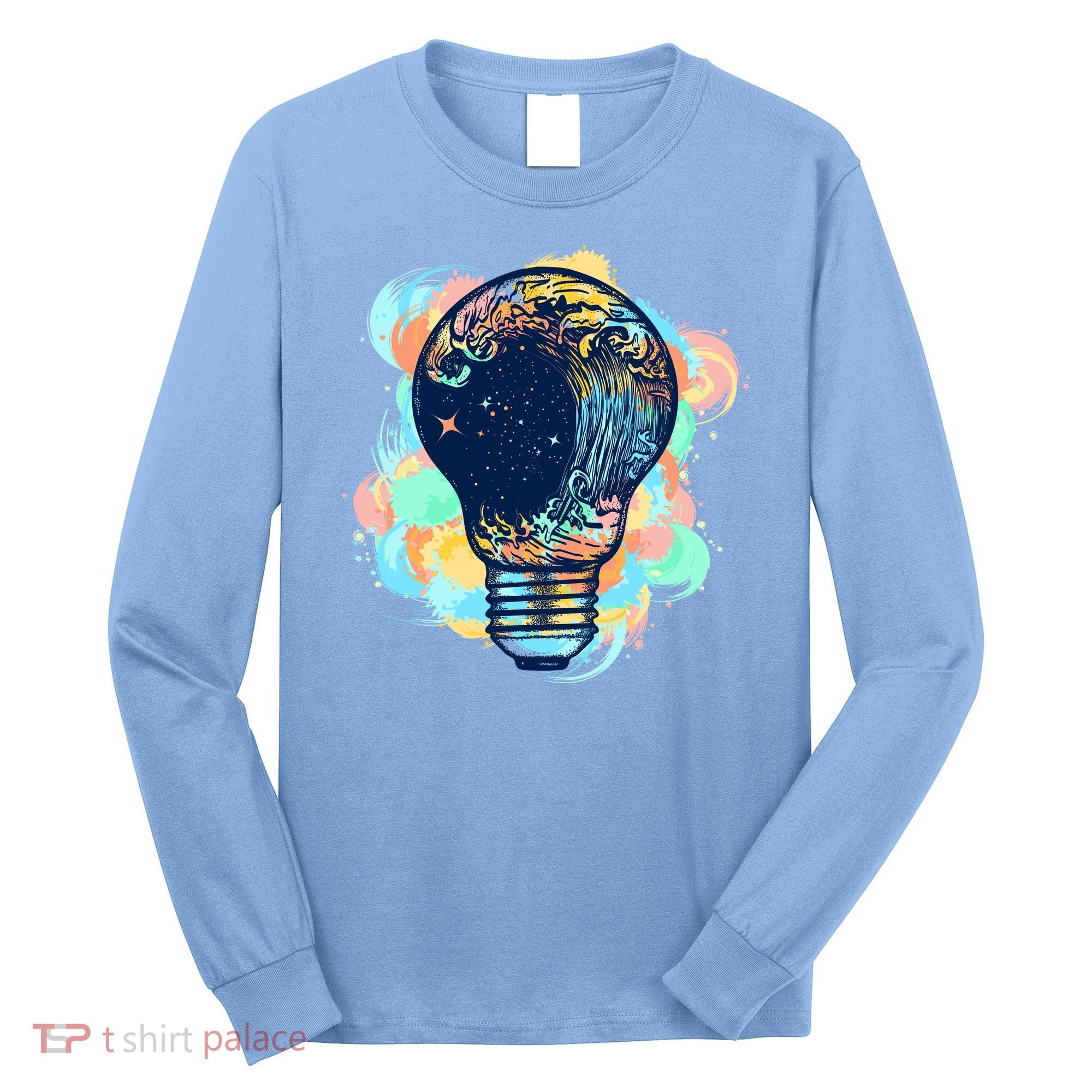 Adventurous Storm Light Bulb Long Sleeve Shirt