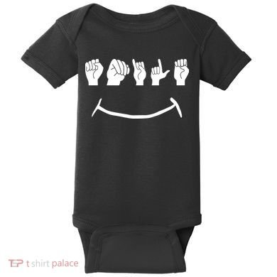 American Sign Language Baby Bodysuit
