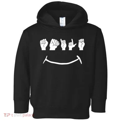 American Sign Language Toddler Hoodie