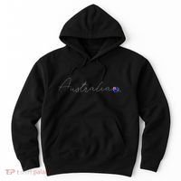 Australia Simple Love Australian Flag Heart On Australia Hoodie thumb 0