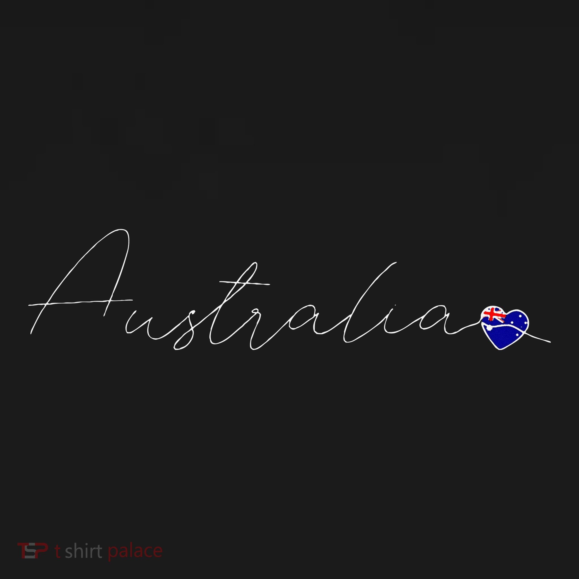 Australia Simple Love Australian Flag Heart On Australia Women's Hoodie