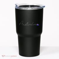 Australia Simple Love Australian Flag Heart On Australia Tumbler thumb 0