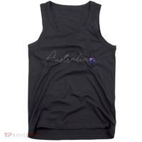 Australia Simple Love Australian Flag Heart On Australia Tank Top thumb 0