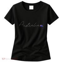 Australia Simple Love Australian Flag Heart On Australia Women's T-Shirt thumb 0