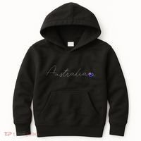 Australia Simple Love Australian Flag Heart On Australia Kids Hoodie thumb 0