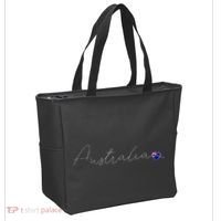 Australia Simple Love Australian Flag Heart On Australia Tote Bag thumb 2