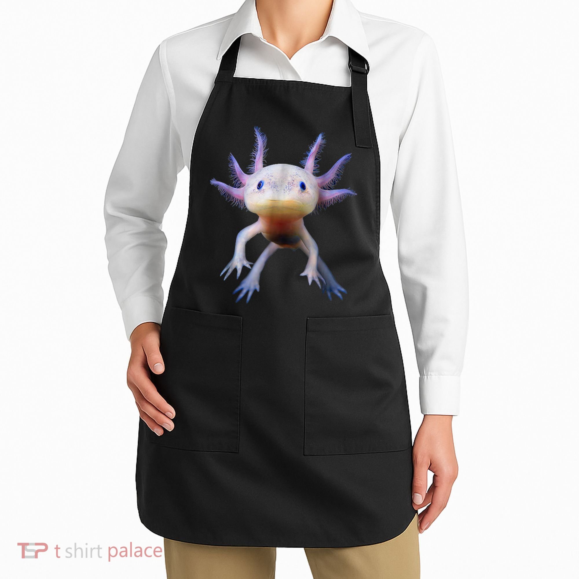 Axolotl Shirt: Limited Edition Apron