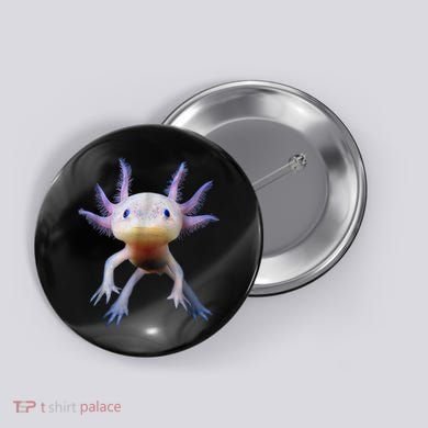Axolotl Shirt: Limited Edition Button