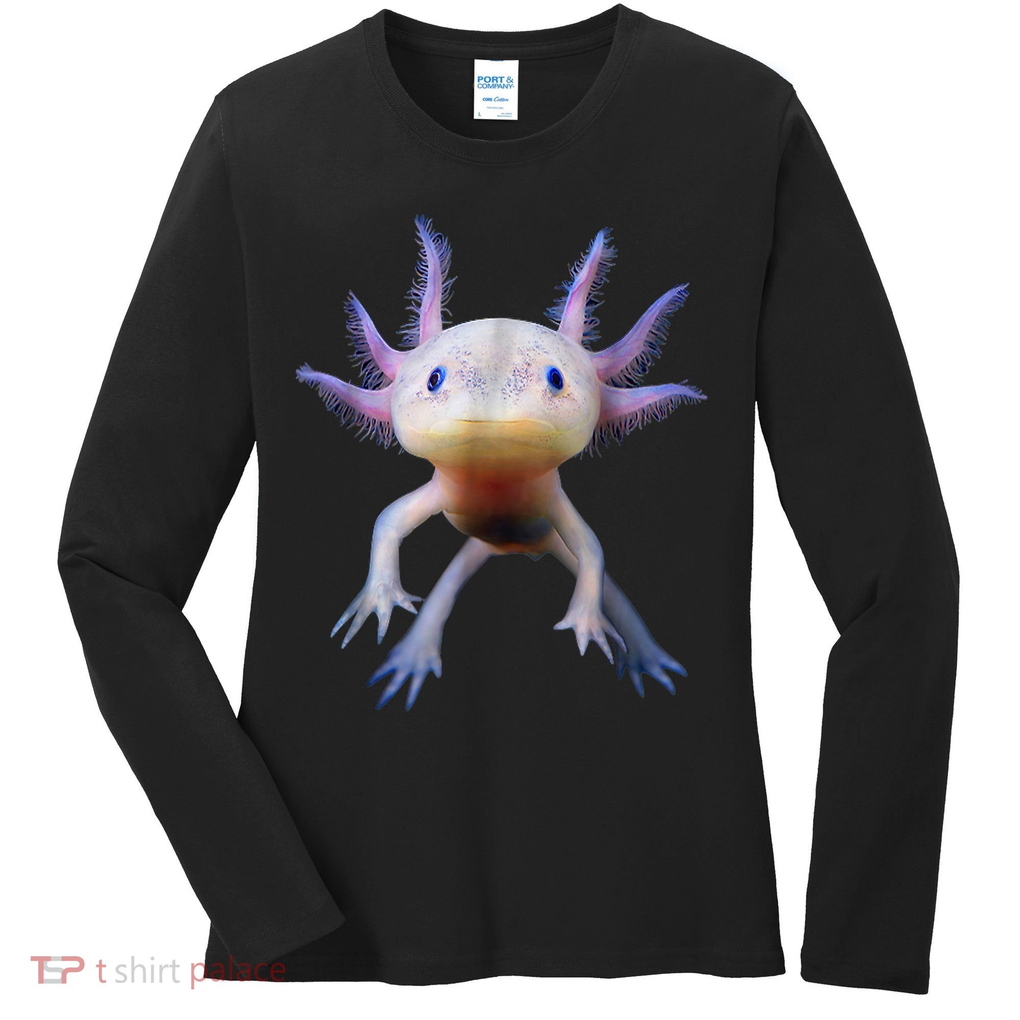 Axolotl Shirt: Limited Edition Women's Long Sleeve Shirt