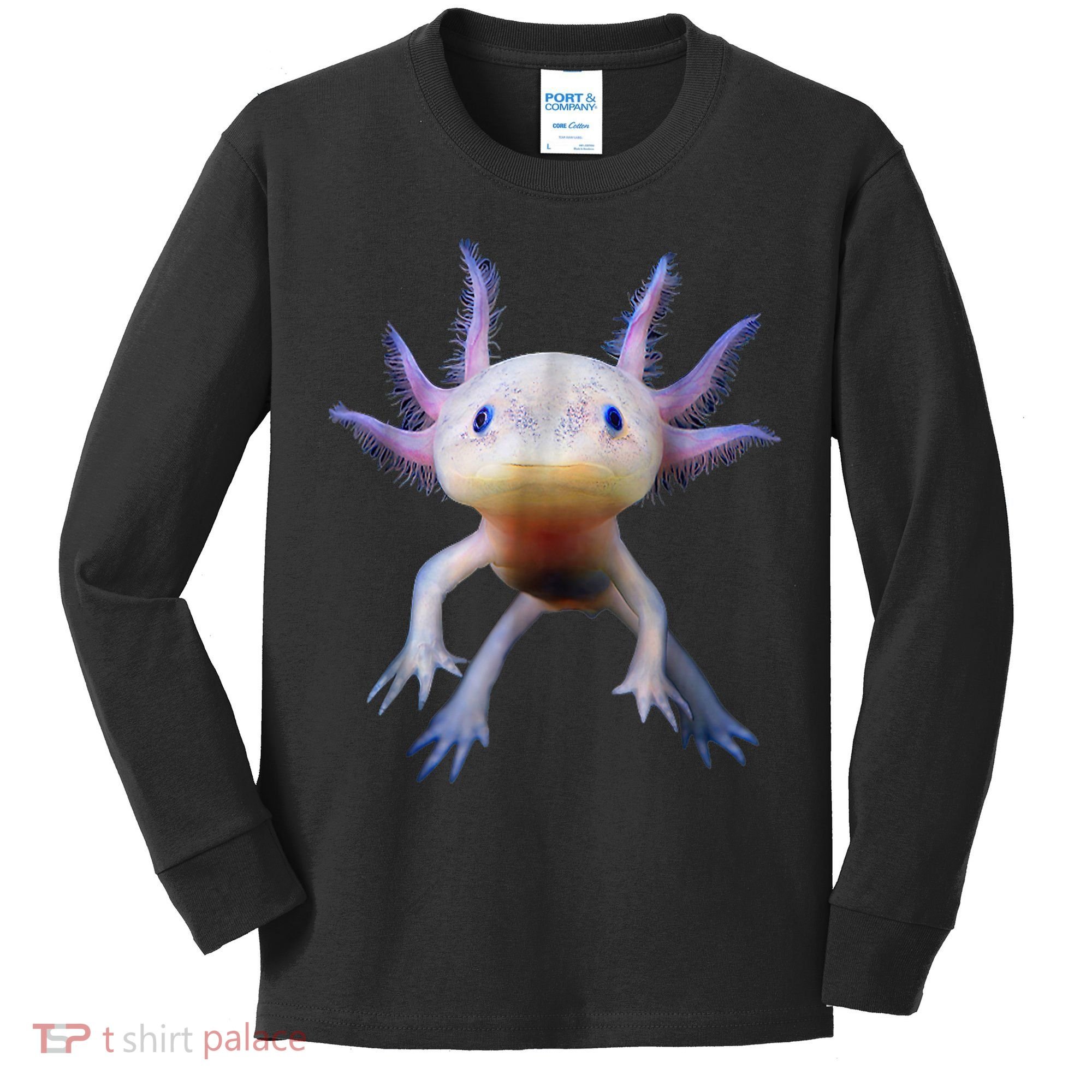 Axolotl Shirt: Limited Edition Kids Long Sleeve Shirt