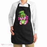Axolotl Saint Leprechaun St Patrick Day Apron thumb 2