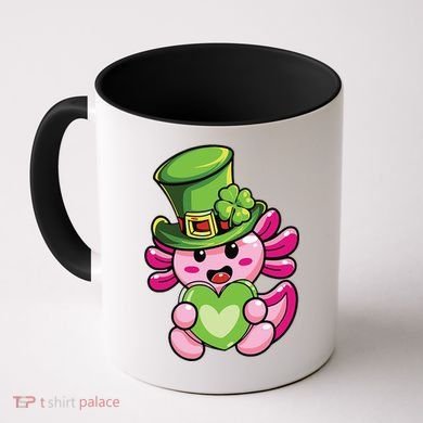 Axolotl Saint Leprechaun St Patrick Day Coffee Mug