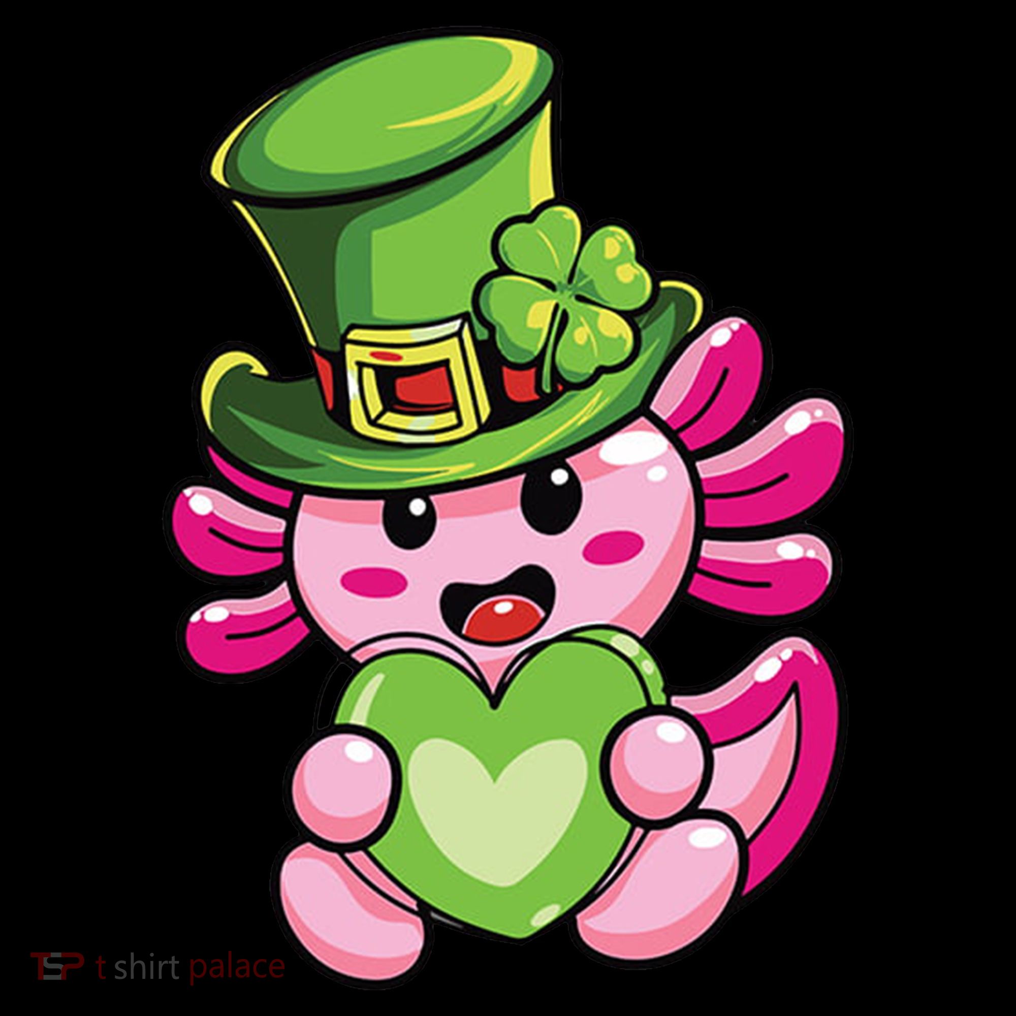 Axolotl Saint Leprechaun St Patrick Day Coffee Mug
