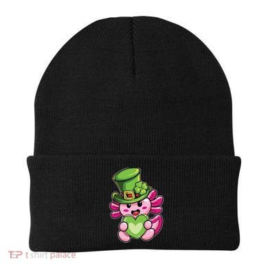 Axolotl Saint Leprechaun St Patrick Day Beanie