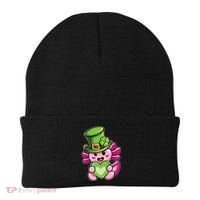 Axolotl Saint Leprechaun St Patrick Day Beanie thumb 0