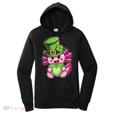 Axolotl Saint Leprechaun St Patrick Day Women's Hoodie