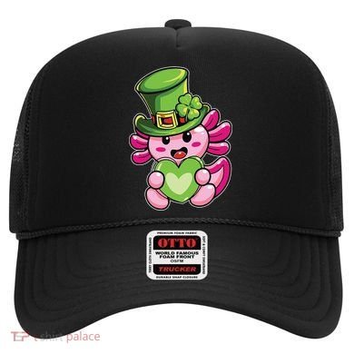 Axolotl Saint Leprechaun St Patrick Day Hat